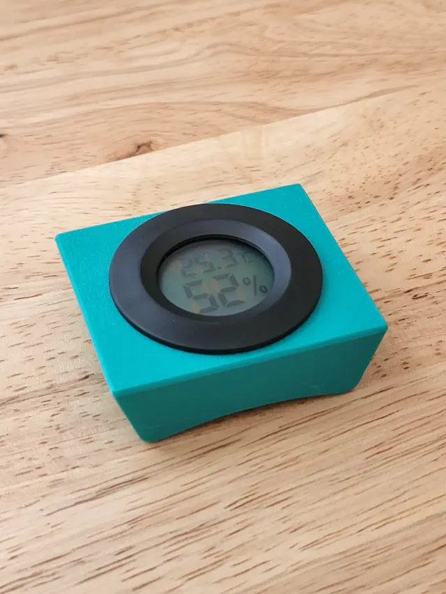 Frame for Round Hygrometer for Shrink-Wrapped Filament Reel — modelo 3D