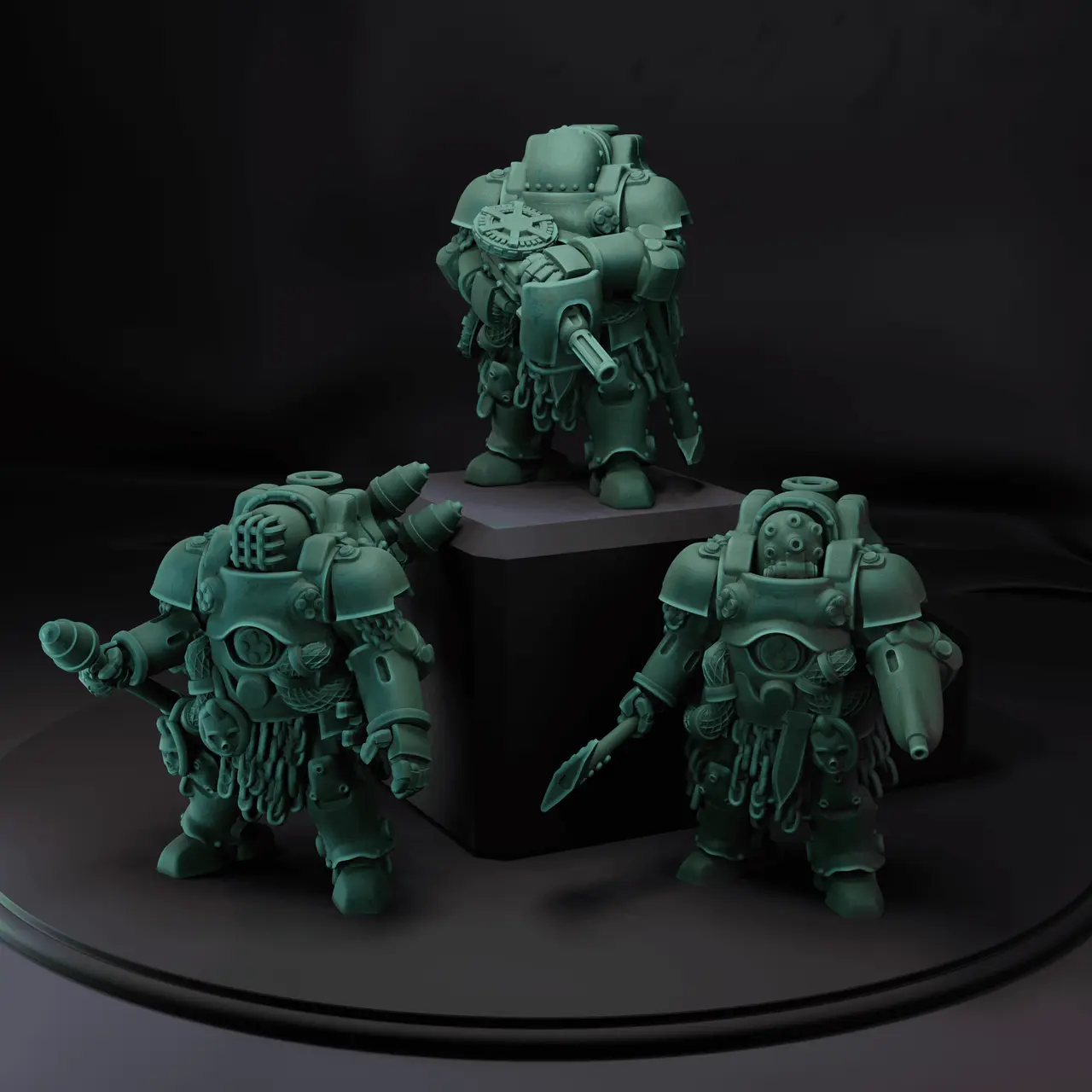 nautical raider power armour — modelo 3D