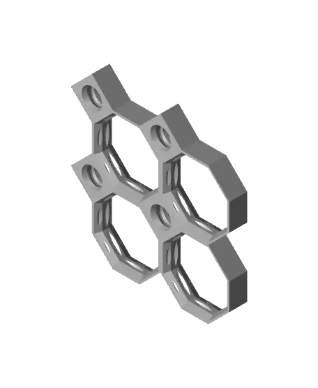 2x2 MU - Center Grid Interfitted - MultiBoard Octagon Plate — modelo 3D