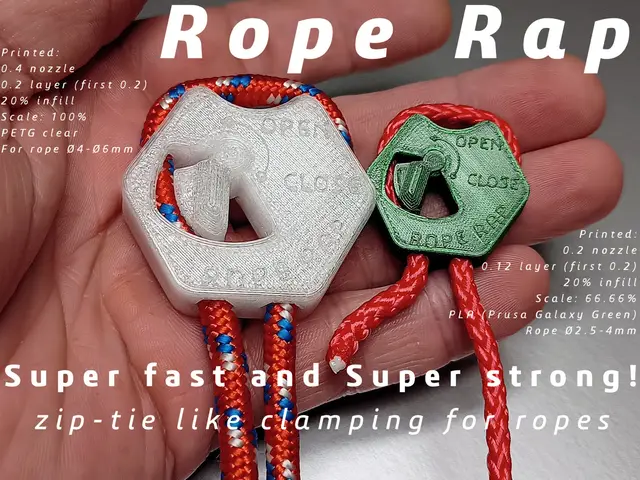 Rope Rap (like a TyRap, fast and strong) — modelo 3D