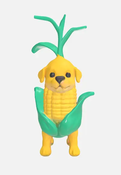 Corndog — modelo 3D