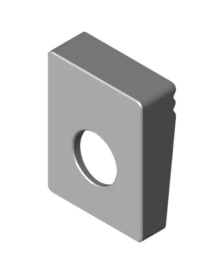 Minimalist Dual Pen Post-It Holder — modelo 3D