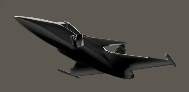 JAS-39 Gripen — modelo 3D