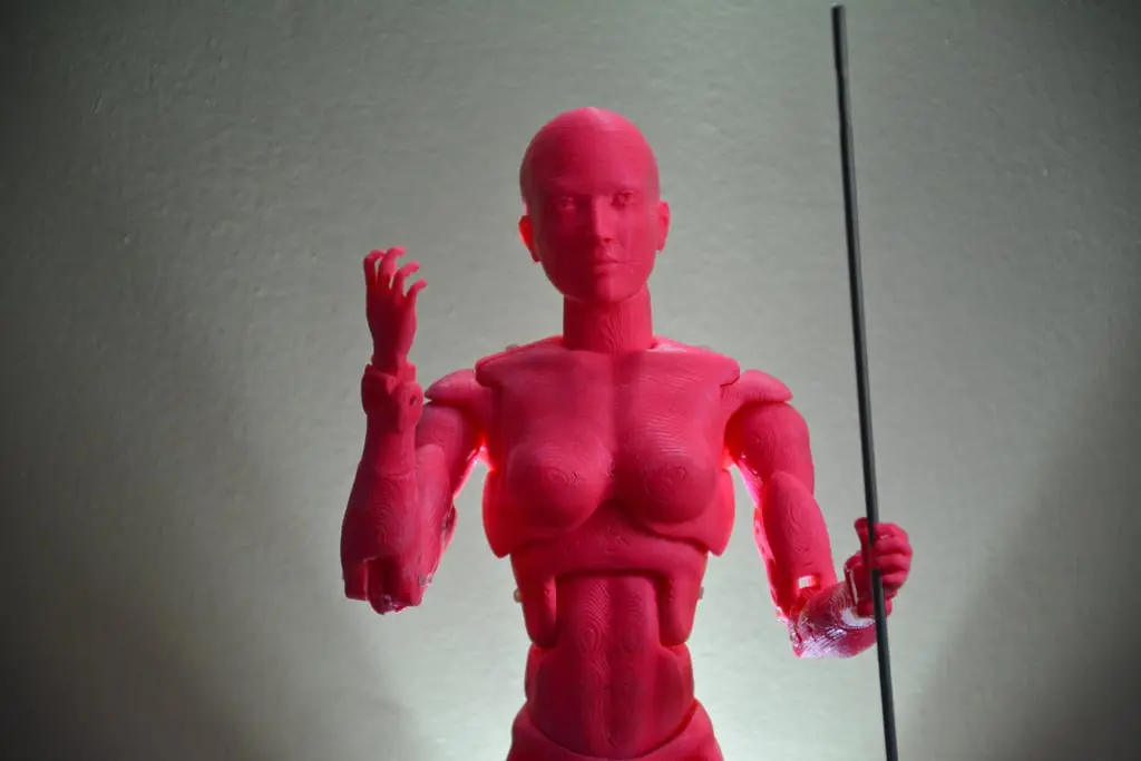 Female Action Figure 38 Points of Articulation — modelo 3D
