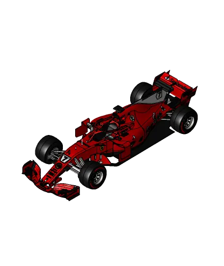 Ferrari F1 — modelo 3D