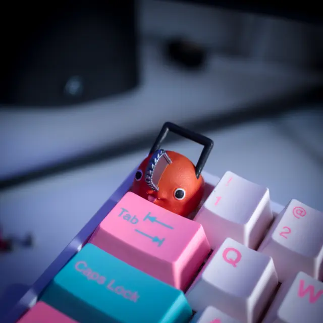 Pochita Keycap — modelo 3D