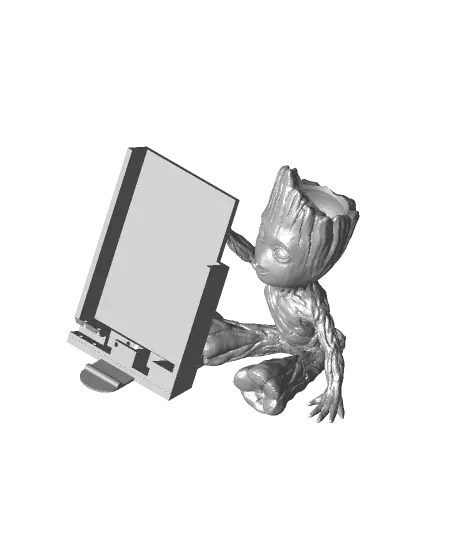 Groot_Pixel Stand Final 2.3mf — modelo 3D