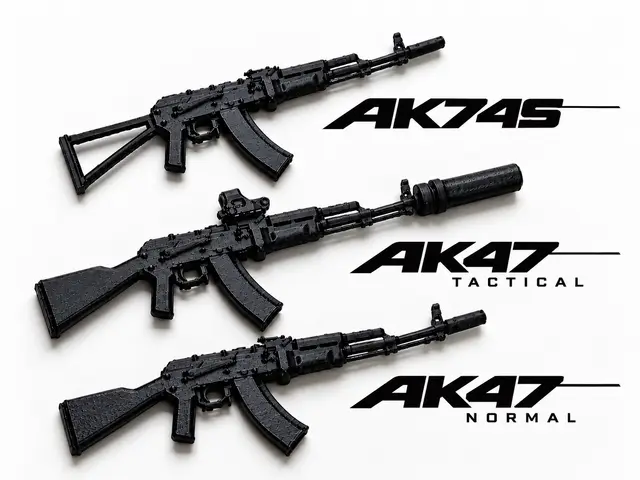 DUMMY 13 AK47 (High Quality) 3 Types gun — modelo 3D