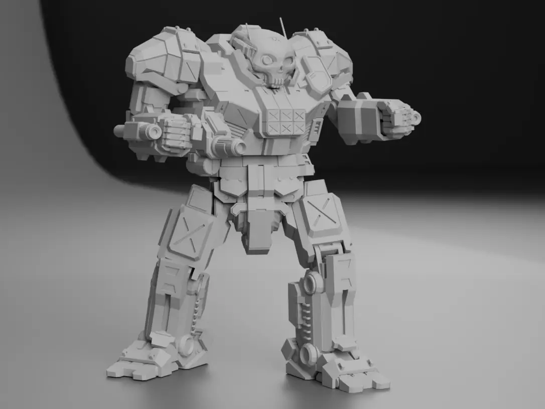 AS7-WGS Atlas "Samsonov" for Battletech — modelo 3D