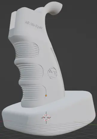 AR Sniper Grip — modelo 3D
