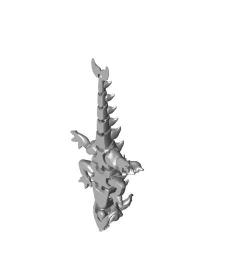 Articulated Cute Dragon — modelo 3D