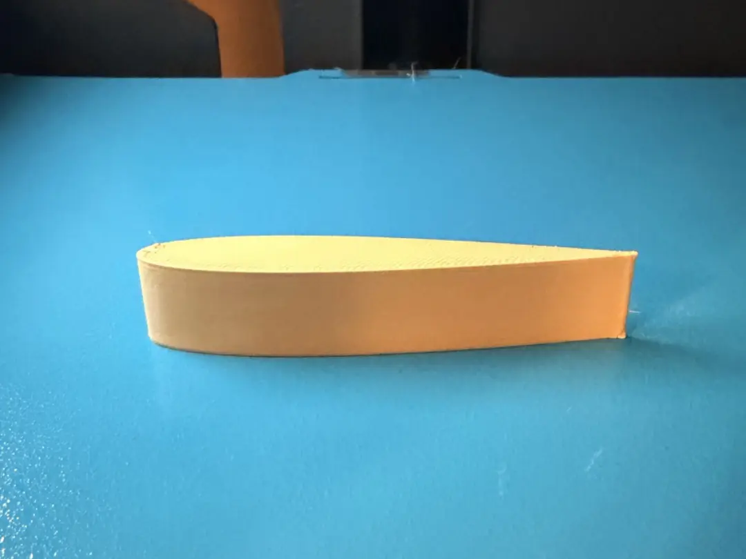 Airfoil NACA 0015 — modelo 3D