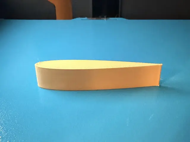 Airfoil NACA 0015 — modelo 3D