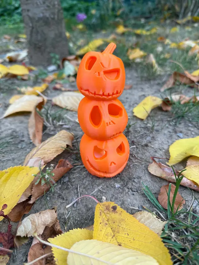 Halloween Tea Light Pumpkins — modelo 3D