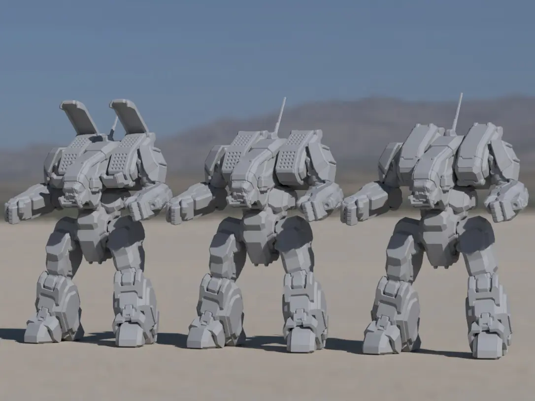 ARC-1A Archer for Battletech — modelo 3D