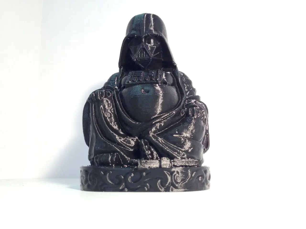 Darth Vader Buddha with saber — modelo 3D