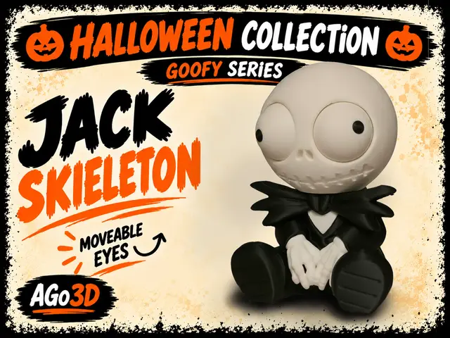 Goofy series– JACK SKELLINGTON Movable NO AMS — modelo 3D