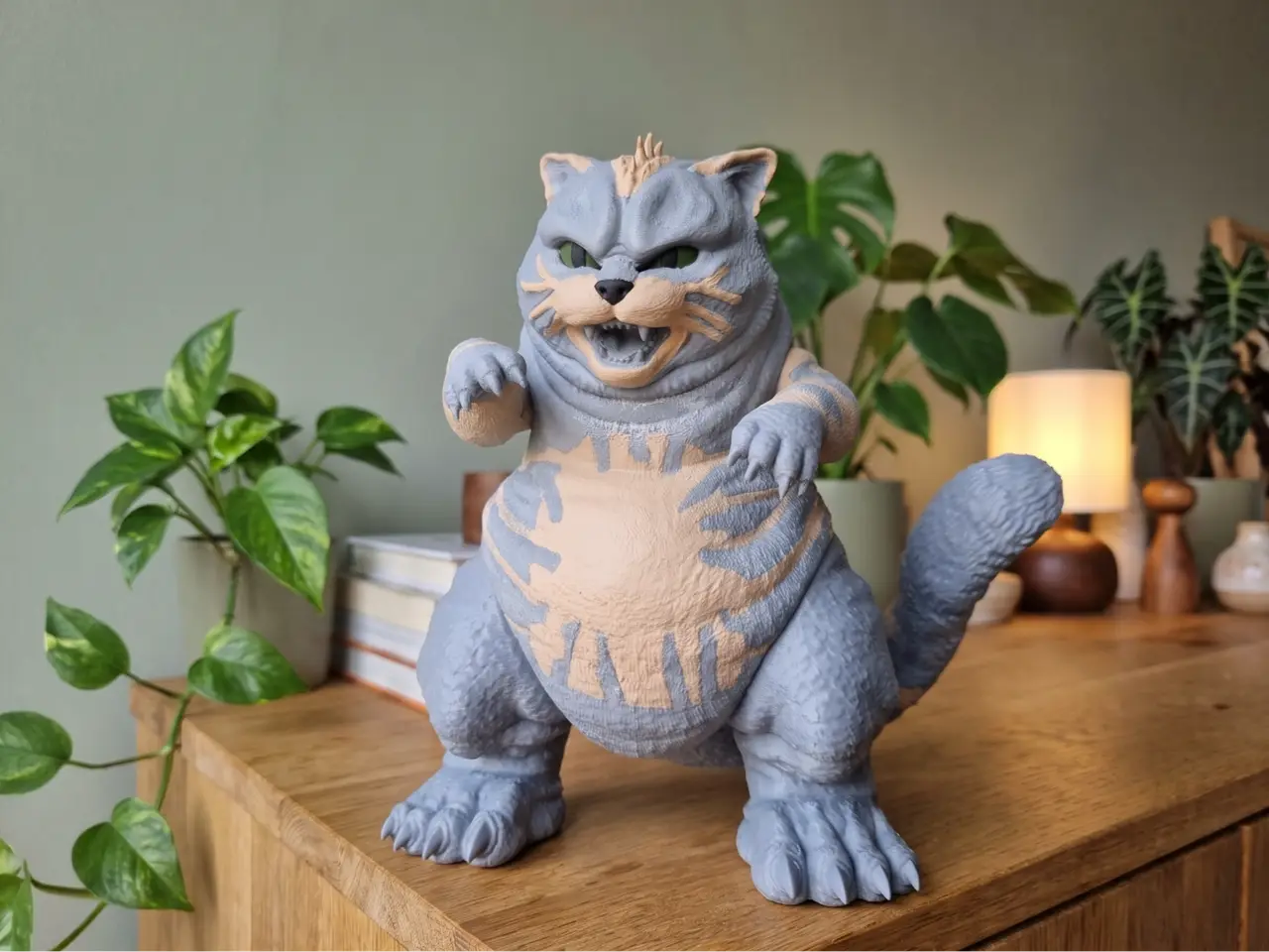 CATZILLA! When Godzilla meets a Cat. — modelo 3D