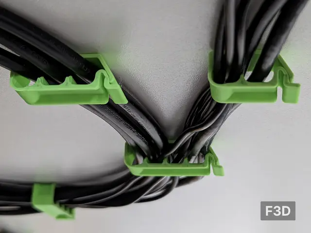 KLAMMA - Locking Cable Clip — modelo 3D