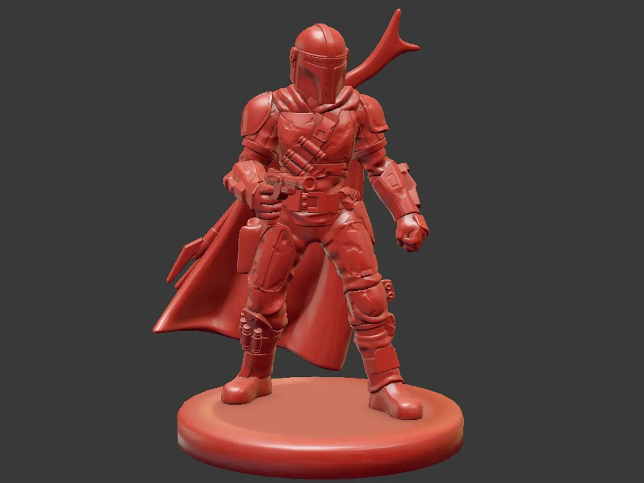 The Mandalorian Miniature — modelo 3D
