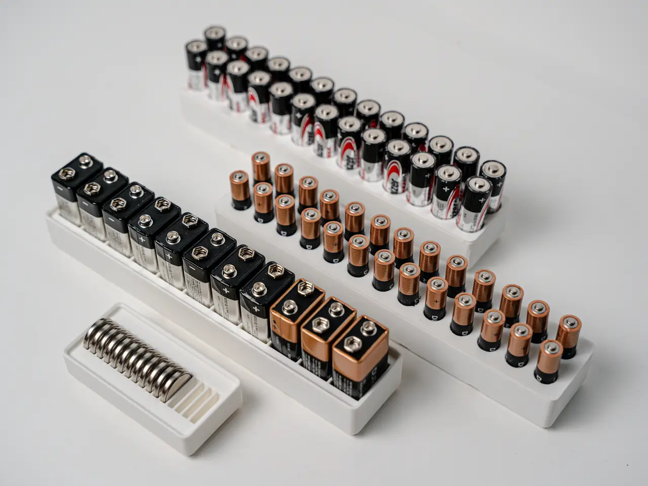 Gridfinity - Battery Holders — modelo 3D