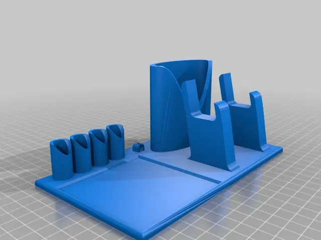 Desktop Organizer | Pen Holder | Phone Dock — modelo 3D
