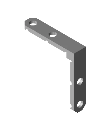 Type 1, Small Thread Holes, 2x2 Outside Bracket — modelo 3D
