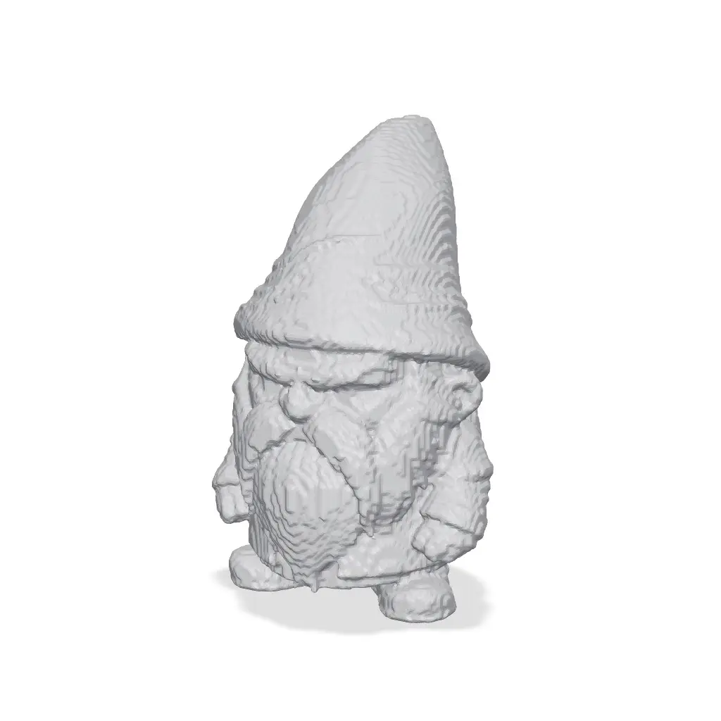 Grumpy Garden Gnome - SupaVoxel AI — modelo 3D