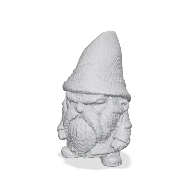 Grumpy Garden Gnome - SupaVoxel AI — modelo 3D