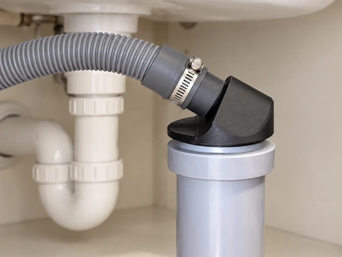Hose adapter DN32 DN40 DN50 washing machine, dryer — modelo 3D