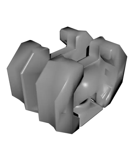 Snap (DS Part A) - ScrewOn Flush Mount — modelo 3D