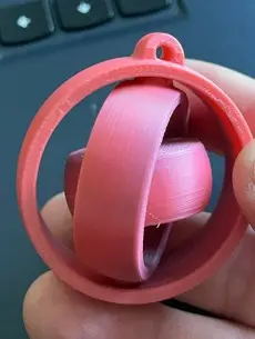 Alphabet Spinner – Letter A (FREE Demo Fidget System Sample) — modelo 3D