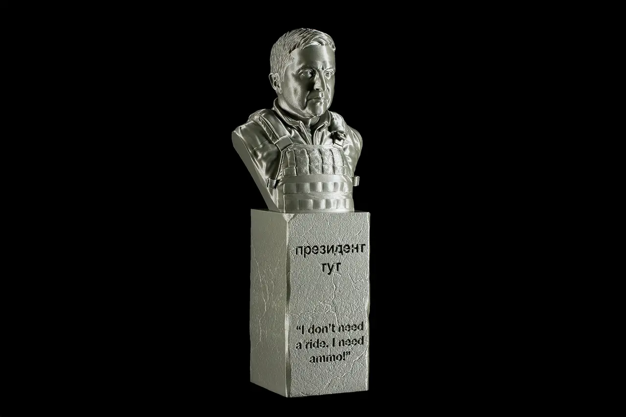 президент тут Volodymyr Zelenskyy Bust — modelo 3D