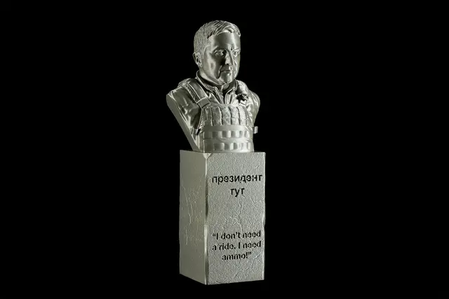 президент тут Volodymyr Zelenskyy Bust — modelo 3D