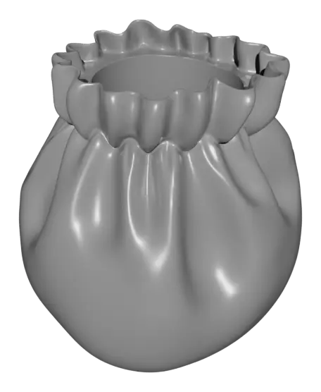 Christmas Sack Vase for Christmas Home Decor — modelo 3D