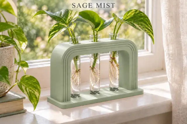 Propagation Bridge – One-Piece Three-Tube Plant Propagation Station — modelo 3D