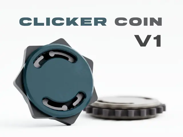 Fidget Toy - Clicker Coin — modelo 3D