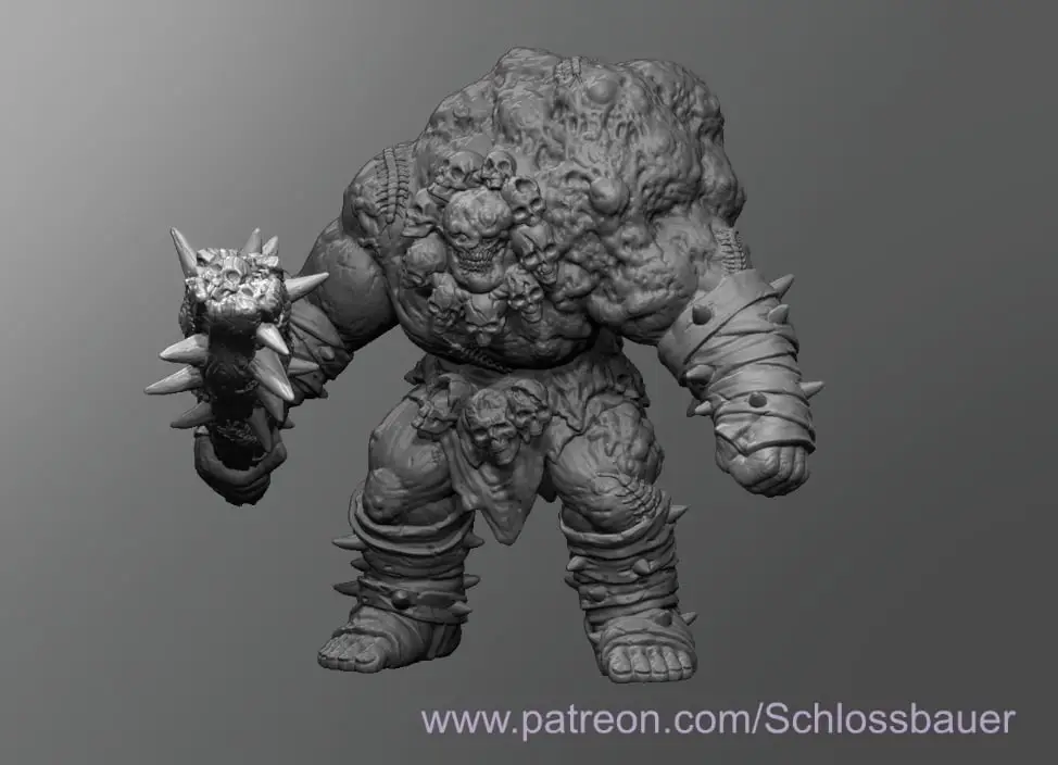 Ash Giant — modelo 3D