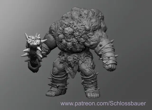 Ash Giant — modelo 3D