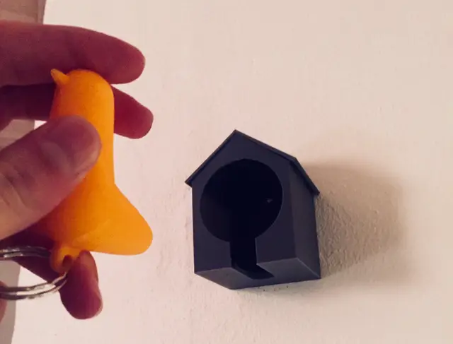 Simple Birdhouse Key Holder — modelo 3D