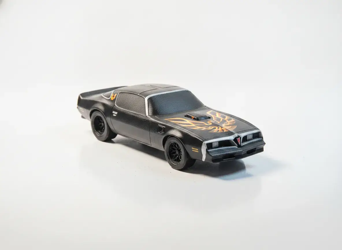 Pontiac Trans Am - Classic American Muscle Car — modelo 3D