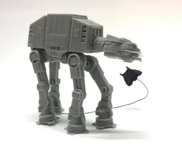 ATAT Kit Card - Christmas Ornament - Fully Articulated - Puzzle 2.5" tall — modelo 3D
