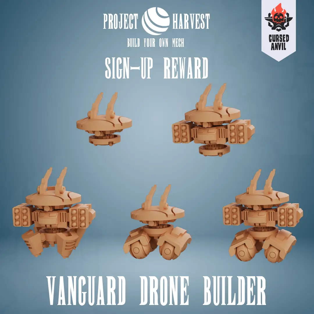 Project Harvest: Vanguard Drone Builder — modelo 3D