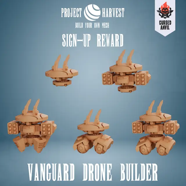 Project Harvest: Vanguard Drone Builder — modelo 3D