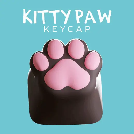 KITTY PAW - KEYCAP TO PRINT — modelo 3D