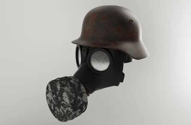 German helmet - trailer tow hitch cover 50mm — modelo 3D