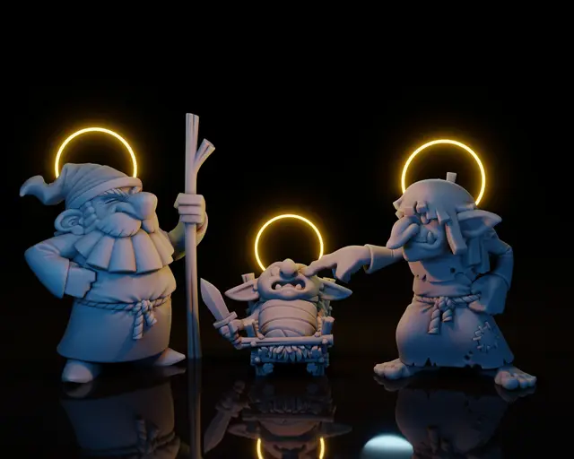 Nacimiento Goblin — modelo 3D