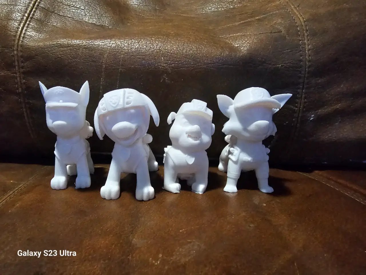 Paw Patrol Character Figurines Marshall Chase Skye — modelo 3D