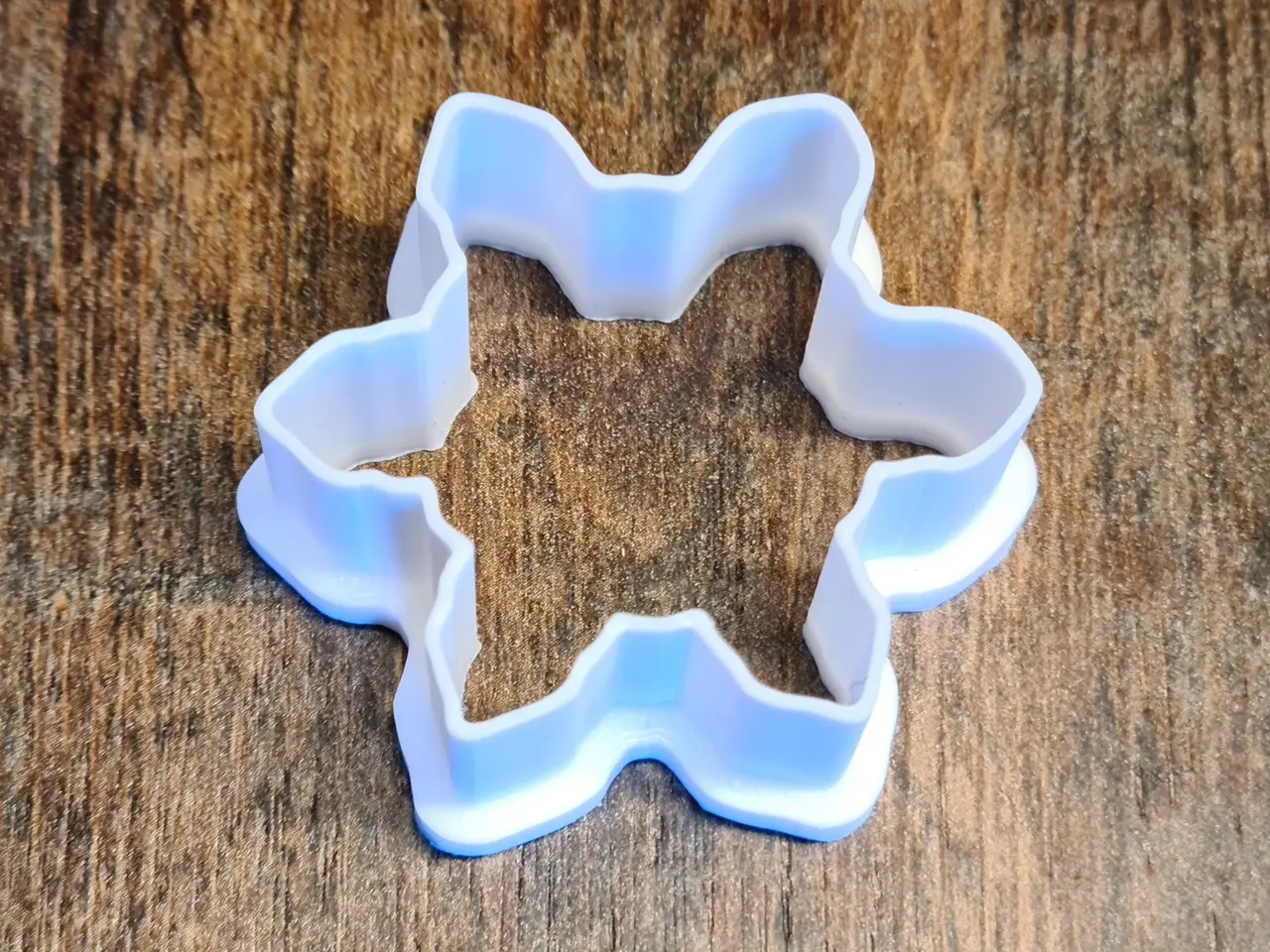 Christmas: snowflake cookie cutter — modelo 3D