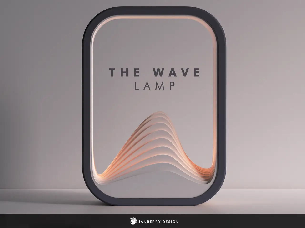 Design Lamp - The Wave — modelo 3D